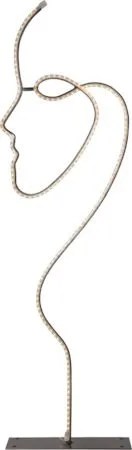 Grafico Siluett dekorasjonsbelysning 85 cm, svart