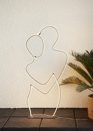 Grafico Siluett dekorasjonsbelysning 86 cm - svart - Interiør - Innredning til barnerom - Barnelamper