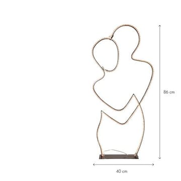 Grafico Siluett dekorasjonsbelysning 86 cm - svart - Interiør - Innredning til barnerom - Barnelamper