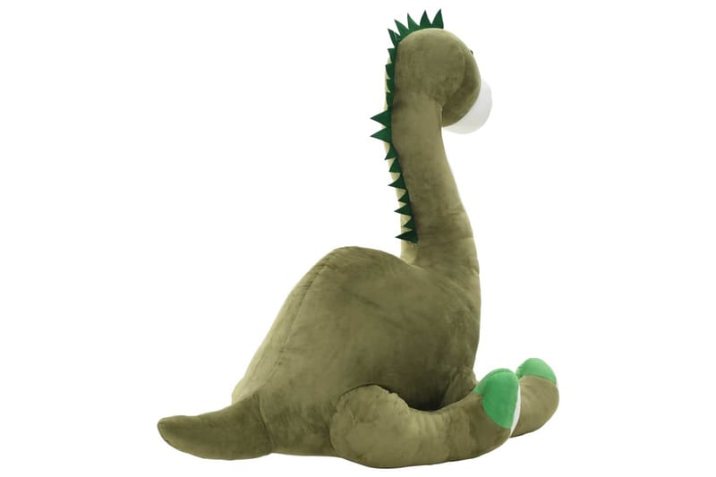 Lekebrontosaurus i plysj grønn - Dekorasjon til barnerom