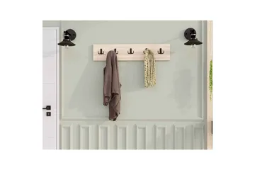 Kresto Veggbrett 80x80 cm - Eik - Oppbevaring - Kles oppbevaring - Kleshengere & knaggrekker - Knagger