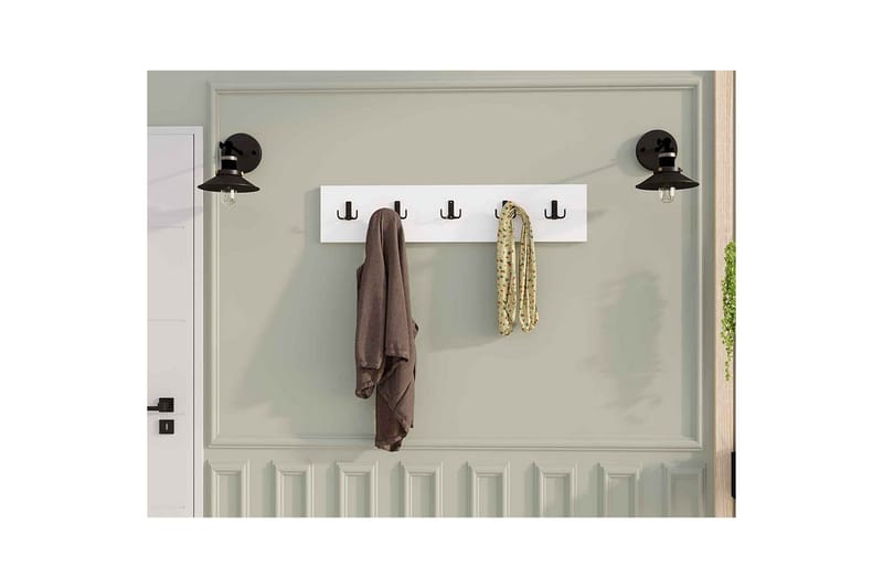 Kresto Veggbrett 80x80 cm - Hvit - Oppbevaring - Kles oppbevaring - Kleshengere & knaggrekker - Knagger