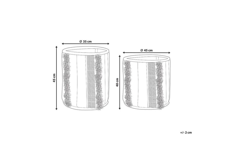 Kurv Kotkai sett på 2 - Oppbevaring - Oppbevaring til småting - Kurv - Flettet kurv & rottingkurv