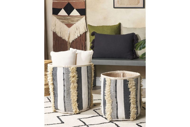 Kurv Kotkai sett på 2 - Oppbevaring - Oppbevaring til småting - Kurv - Flettet kurv & rottingkurv