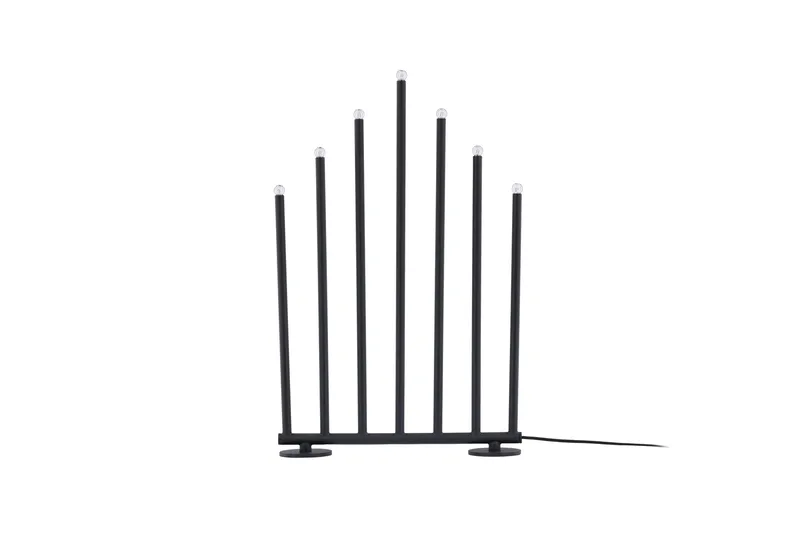 Björnfjället Ljusstake Venture Home Black - Interiør - Lys & dufter - Lysestaker og lykter