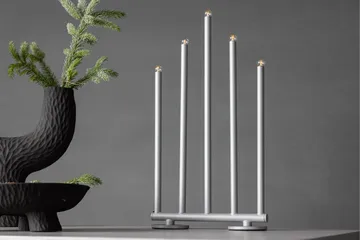 Björnfjället Ljusstake Venture Home Silver - Interiør - Lys & dufter - Lysestaker og lykter