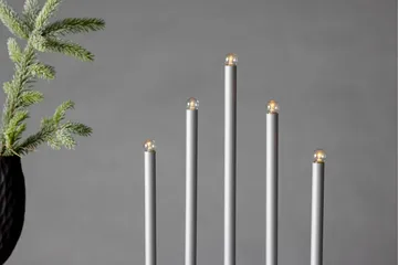 Björnfjället Ljusstake Venture Home Silver - Interiør - Lys & dufter - Lysestaker og lykter