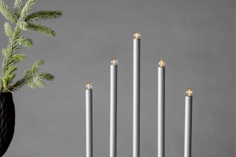 Björnfjället Ljusstake Venture Home Silver - Interiør - Lys & dufter - Lysestaker og lykter