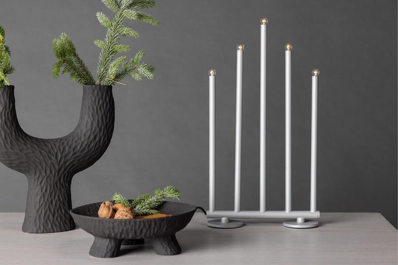Björnfjället Ljusstake Venture Home Silver - Interiør - Lys & dufter - Lysestaker og lykter