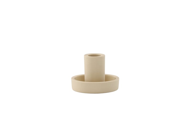 Ceco Lysestake 11x5,6 cm - Beige - Interiør - Lys & dufter - Lysestaker og lykter