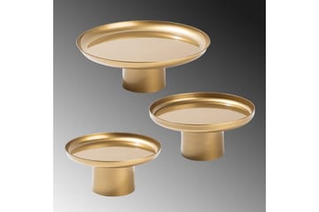 Dekorativt metalltilbehør Mirven Gull - Gull - Interiør - Lys & dufter - Lysholdere & lysfat