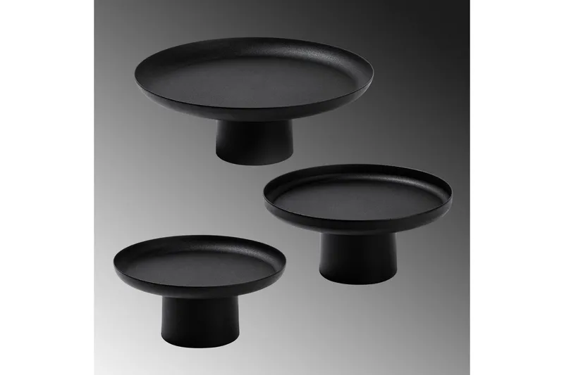 Dekorativt metalltilbehør Mirven Svart - Svart - Interiør - Lys & dufter - Lysholdere & lysfat