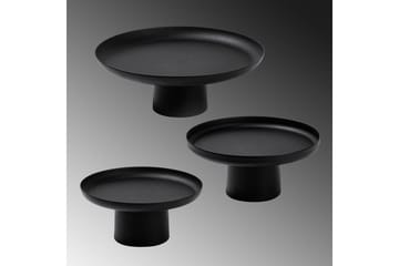 Dekorativt metalltilbehør Mirven Svart - Svart - Interiør - Lys & dufter - Lysholdere & lysfat