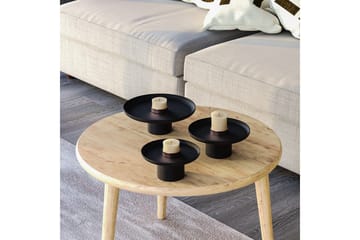 Dekorativt metalltilbehør Mirven Svart - Svart - Interiør - Lys & dufter - Lysholdere & lysfat