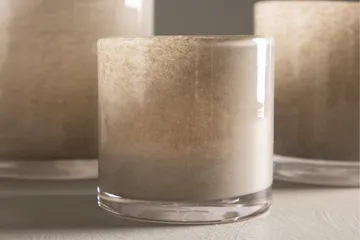 Glora Lyslykt 8x8 cm - Beige - Interiør - Lys & dufter - Lysestaker og lykter