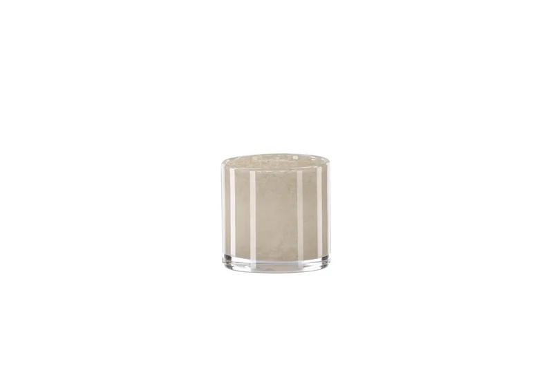 Glora Lyslykt 8x8 cm, Beige