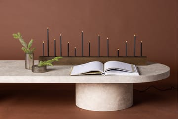 Ljusstake & kandelaber för bord Venture Home Walnut - Interiør - Lys & dufter - Lysestaker og lykter