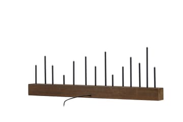 Ljusstake & kandelaber för bord Venture Home Walnut - Interiør - Lys & dufter - Lysestaker og lykter