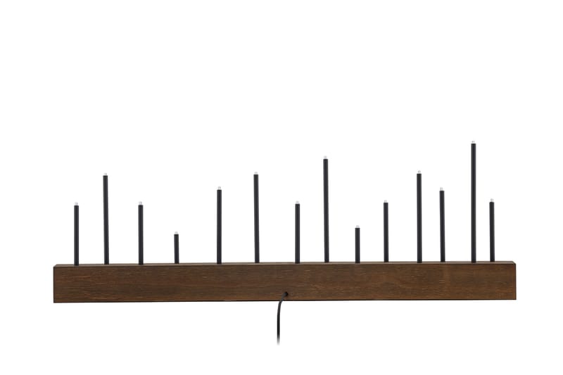 Ljusstake & kandelaber för bord Venture Home Walnut - Interiør - Lys & dufter - Lysestaker og lykter