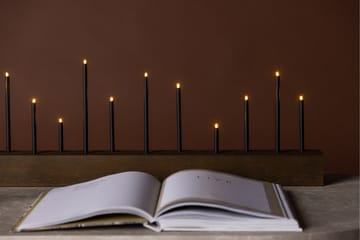 Ljusstake & kandelaber för bord Venture Home Walnut - Interiør - Lys & dufter - Lysestaker og lykter