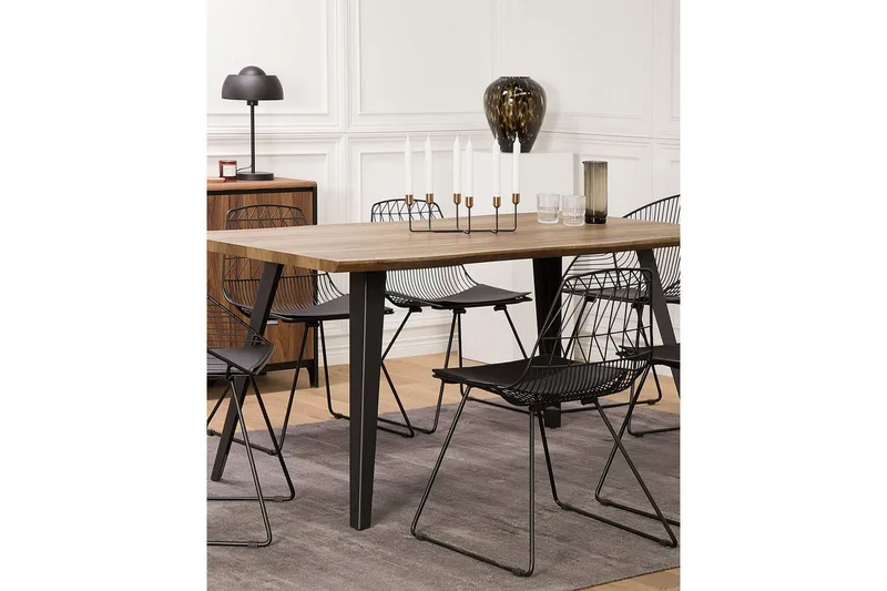 Ljusstake Beliani Bangka Black||GOLD - Interiør - Lys & dufter - Lysestaker og lykter