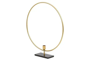 Ljusstake Beliani Seram GOLD||Black - Interiør - Lys & dufter - Lysestaker og lykter