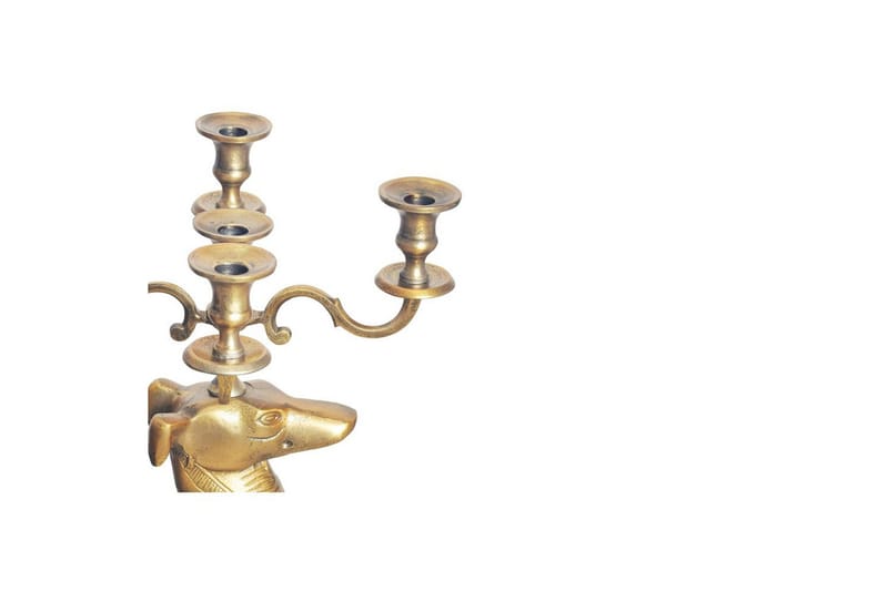 Dekorativ figur Wohnling Lysestake Greyhound Aluminium Moderne - Interiør - Lys & dufter - Lysestaker og lykter - Gulv lysestake