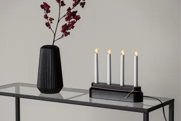 Näsfjället Ljusstake Venture Home Black - Interiør - Lys & dufter - Lysestaker og lykter