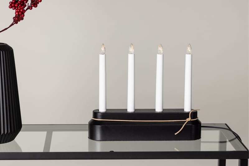 Näsfjället Ljusstake Venture Home Black - Interiør - Lys & dufter - Lysestaker og lykter