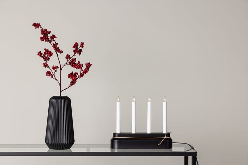 Näsfjället Ljusstake Venture Home Black - Interiør - Lys & dufter - Lysestaker og lykter