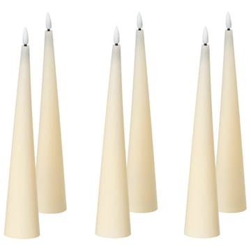 LED-lys Aurum Sett med 6 - Hvit - Interiør - Lys & dufter - Lys & stearinlys - Kronelys & antikklys