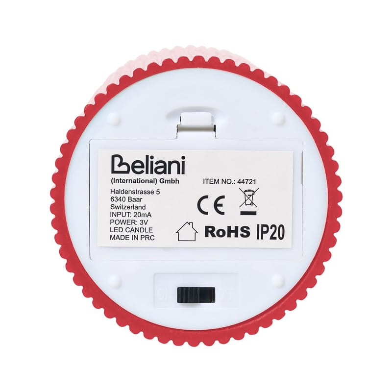 LED-lys Noisette Set med 6 - Rød - Interiør - Lys & dufter - Lys & stearinlys - Kronelys & antikklys