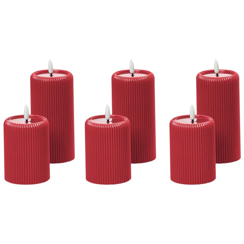 LED-lys Noisette Set med 6 - Rød - Interiør - Dekorasjon & innredningsdetaljer - Julepynt & juledekorasjon - Jul lys