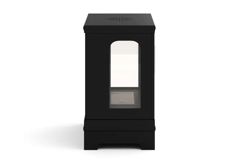 Corbo Liten Frittstående Rektangulær Etanolpeis 59x35x45 cm i Stål og Glass - Svart - Interiør - Peis - Peis uten pipe - Biopeis