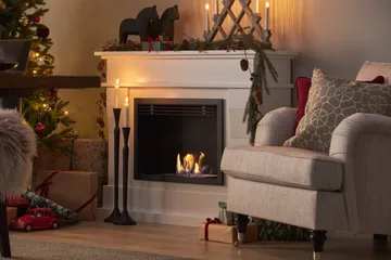 Helio Peis Bioetanol Frittstående MDF - Hvit/Svart/Rustfritt Stål - Interiør - Peis - Peis uten pipe - Biopeis