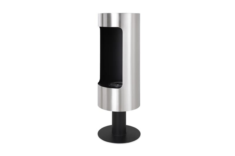 Plaza Frittstående Etanolpeis 84x30x30 cm i Rustfritt stål - Svart - Interiør - Peis - Peis uten pipe - Biopeis