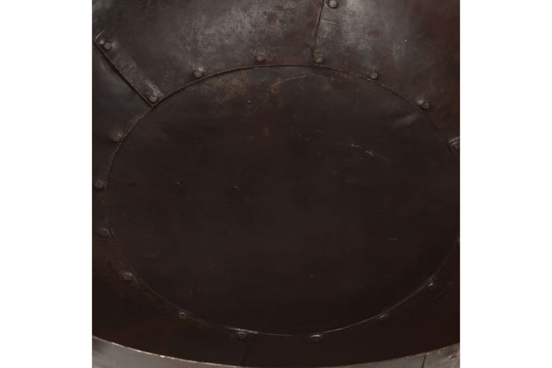 Bålfat rustikk Ø 60 cm jern - Brun - Peisovner