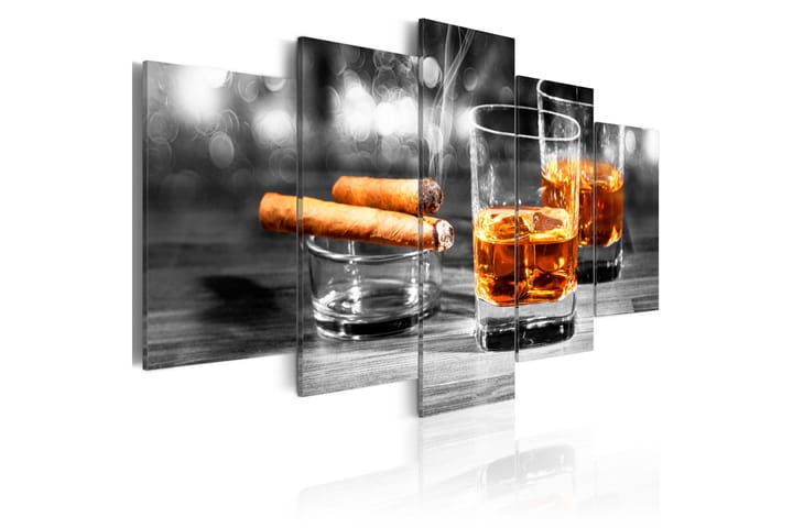 Bilde Cigars And Whiskey 200x100 - Artgeist sp. z o. o. - Lerretsbilder