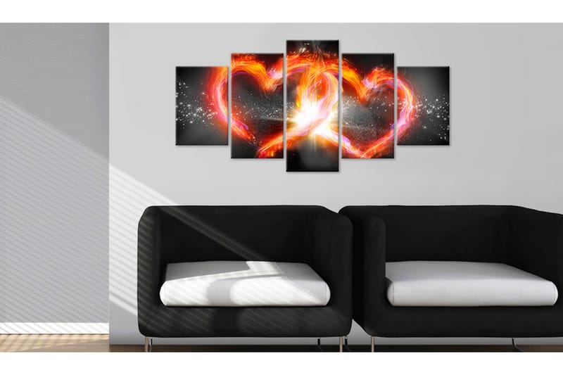 Bilde Flame Of Love 200x100 - Artgeist sp. z o. o. - Lerretsbilder
