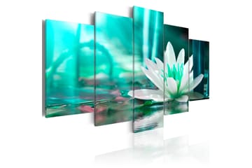 Bilde Turquoise Lotus 100x50