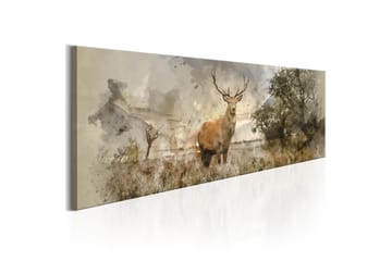 Bilde Watercolour Deer 150x50