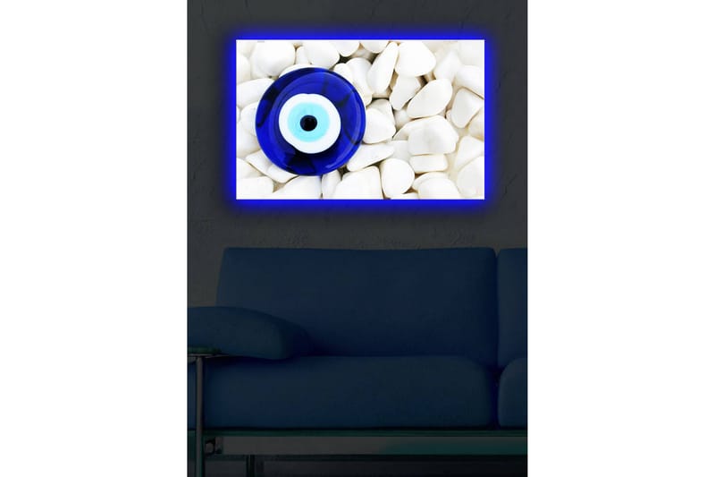 Canvasbilde Dekorativ LED-belysning - Flerfarget - Lerretsbilder Canvasbilde Dekorativ LED-belysning - Flerfarget - Lerretsbilder