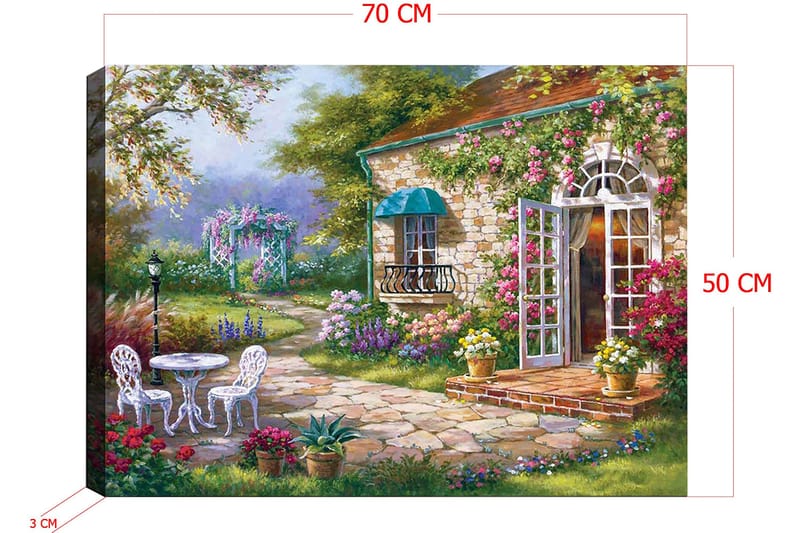 Decorative Canvas Painting 50x70 - Interiør - Maleri & posters - Lerretsbilder