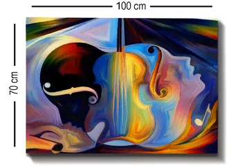 Decorative Canvas Painting 70x100 - Interiør - Maleri & posters - Lerretsbilder