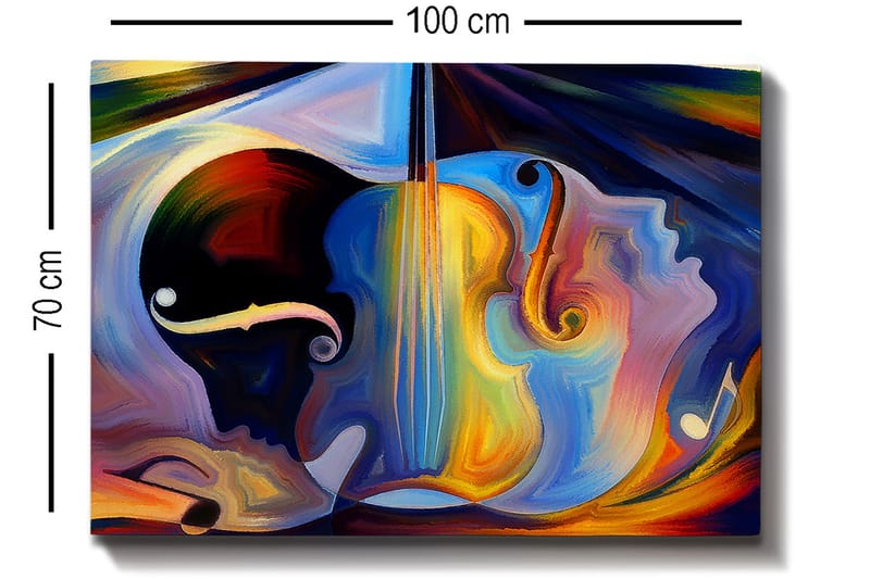 Decorative Canvas Painting 70x100 - Interiør - Maleri & posters - Lerretsbilder