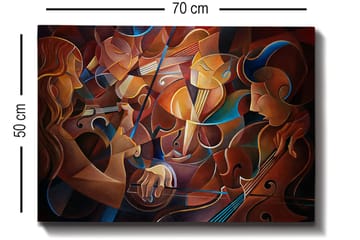 Decorative Canvas Painting 50x70 - Interiør - Maleri & posters - Lerretsbilder