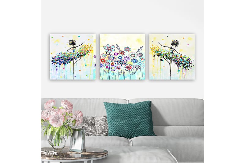 Decorative Canvas Painting (3 Pieces) 30x30