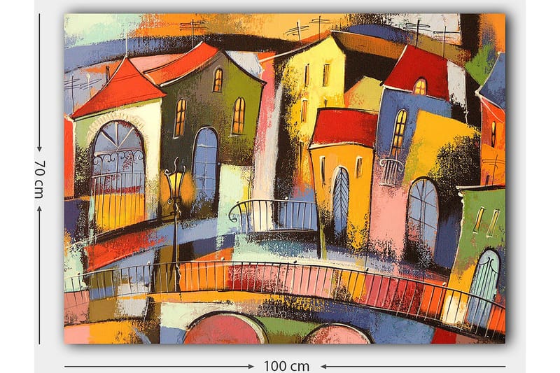 Decorative Canvas Painting 70x100 - Interiør - Maleri & posters - Lerretsbilder