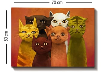 Decorative Canvas Painting 50x70 - Interiør - Maleri & posters - Lerretsbilder