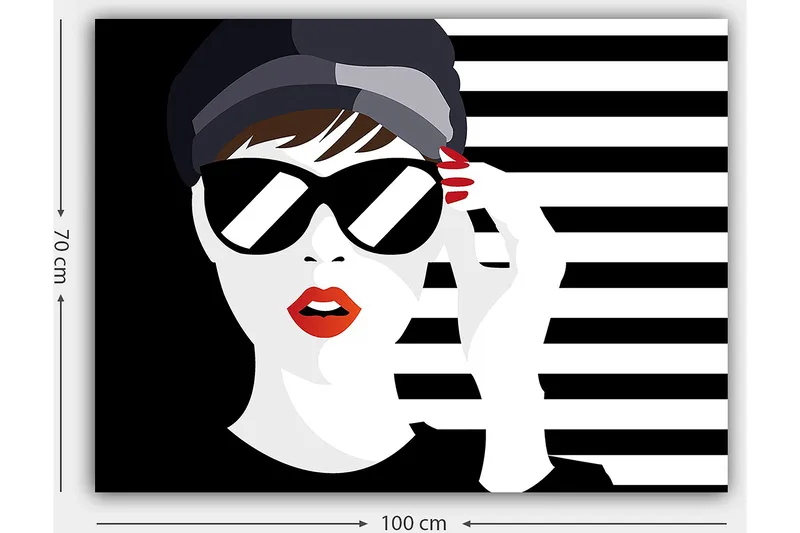 Decorative Canvas Painting 70x100 - Interiør - Maleri & posters - Lerretsbilder